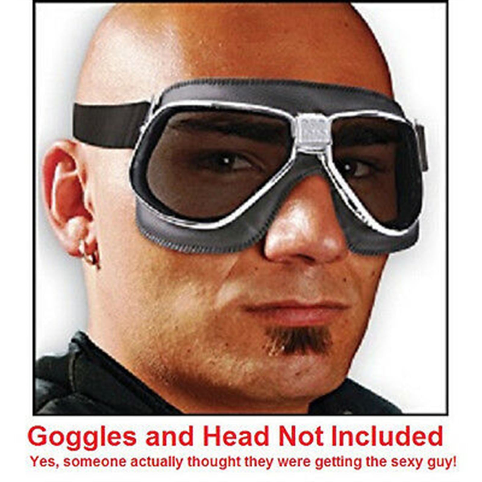Classic Cycle Parts Replacement Lens for Nannini Italian Goggle Streetfighter Cruiser [MPN: 96700]