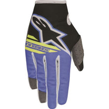 Alpinestars Youth Radar Flight Gloves Black/Aqua/Yellow - Small 3541818-1175-s_672087