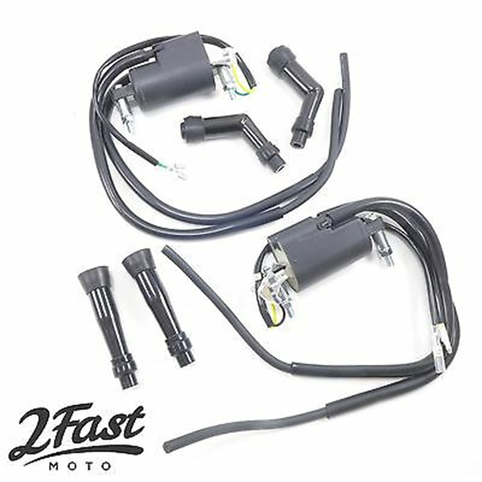 12V Ignition Coil Set For Kawasaki KZ, Suzuki GS, Honda CB 650 750 900 – 4.0 Ohm Primary