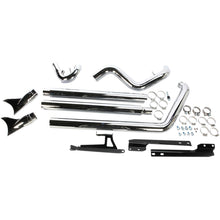 Cobra True Dual Exhaust - Fishtail - '07-'11 Softail 6988_361475