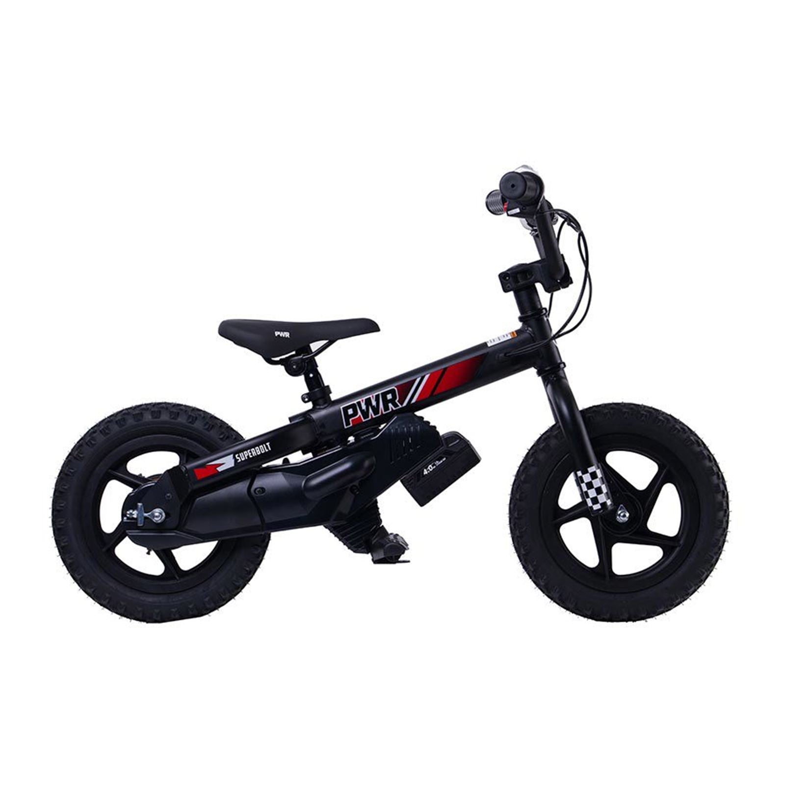 PWR Bikes Superbolt 12 HS Electric Bicycle 12-1/2''- Black BB-12 PWR12 – Motomentum