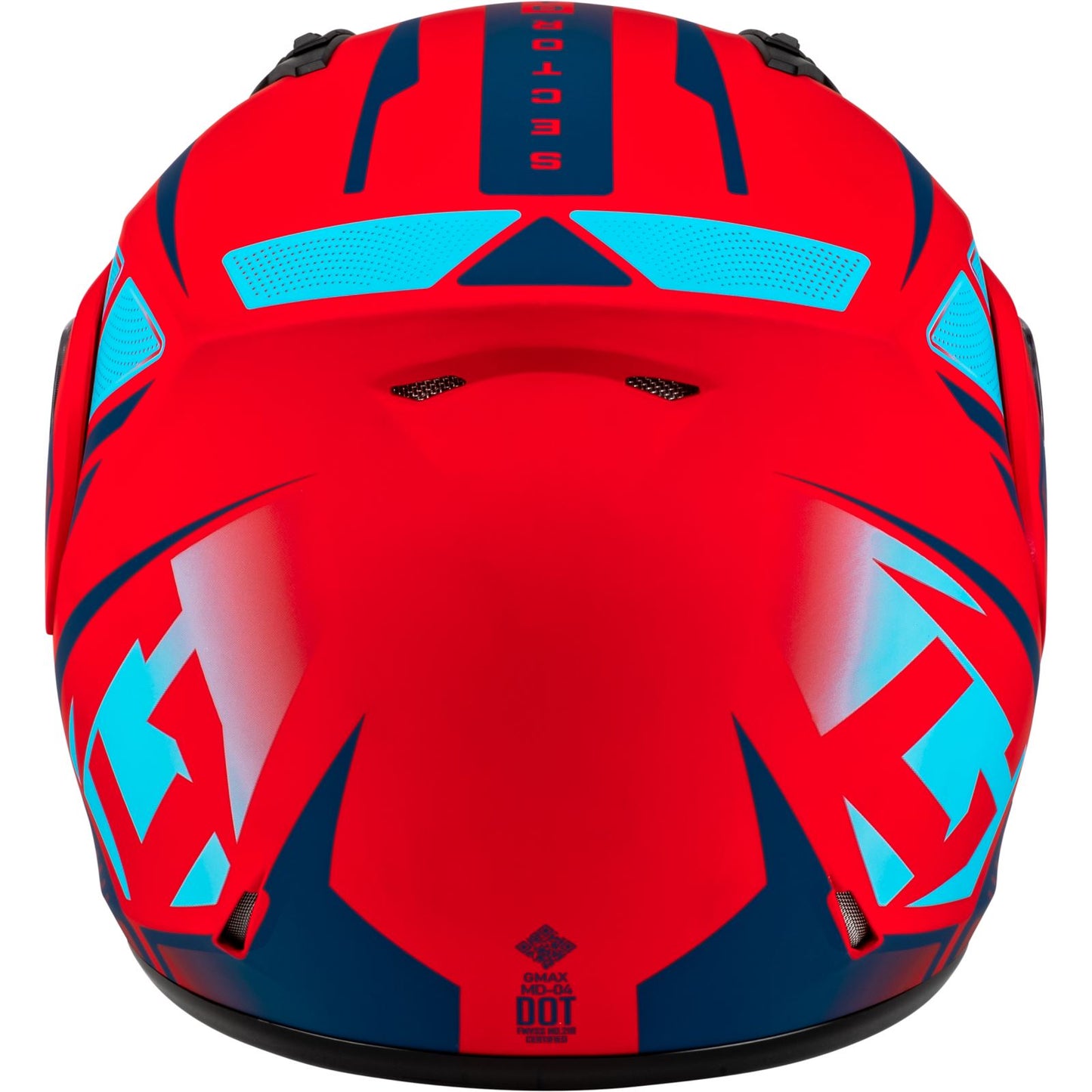 MD-04S Sector Snow Helmet w/Electric Shield - Matte Red/Blue - Large_1387206
