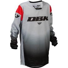 Fly Racing Youth Kinetic DBK Jersey - Grey/Black/Red_1789286
