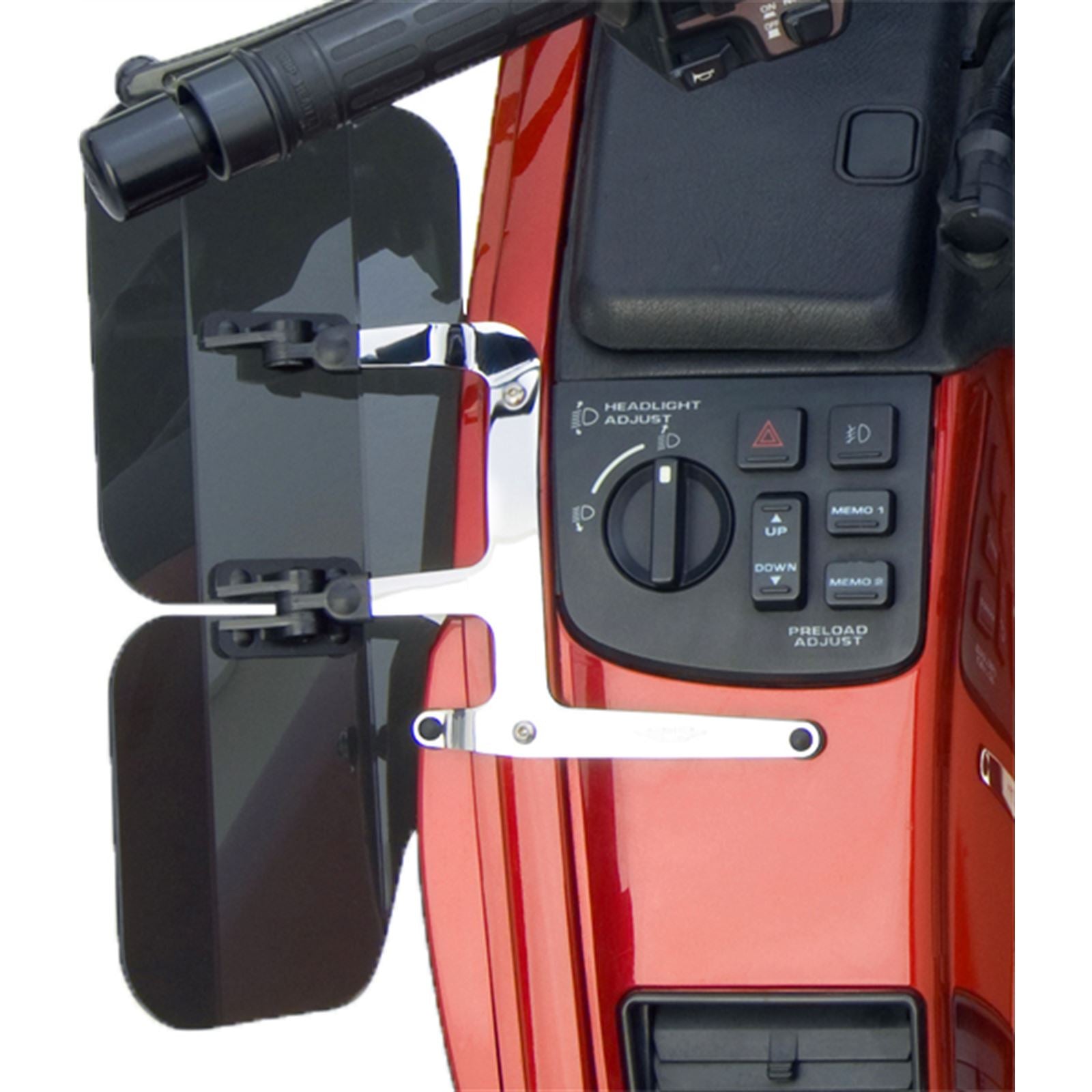 National Cycle Wing Deflectors Fairing Mount Dark Smoke N5107_592