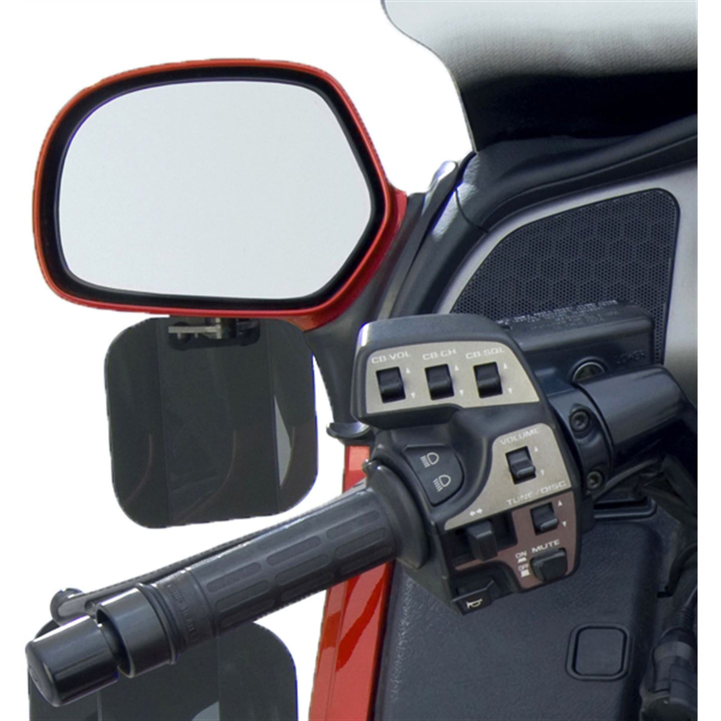 National Cycle Wing Deflectors Mirror Mount Dark Smoke N5108_594