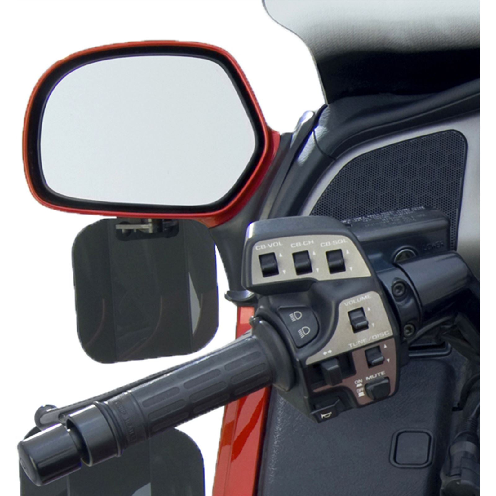 National Cycle Wing Deflectors Mirror Mount Dark Smoke N5108_594