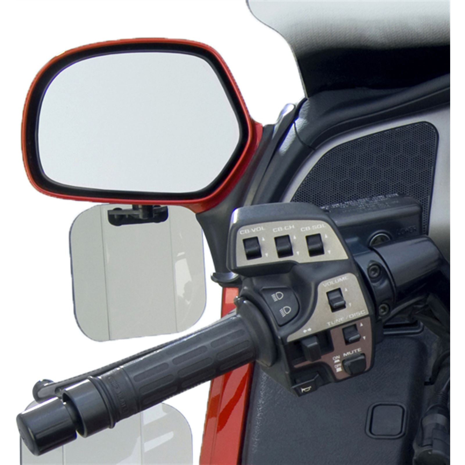 National Cycle Wing Deflectors Mirror Mount Light Smoke N5110_597