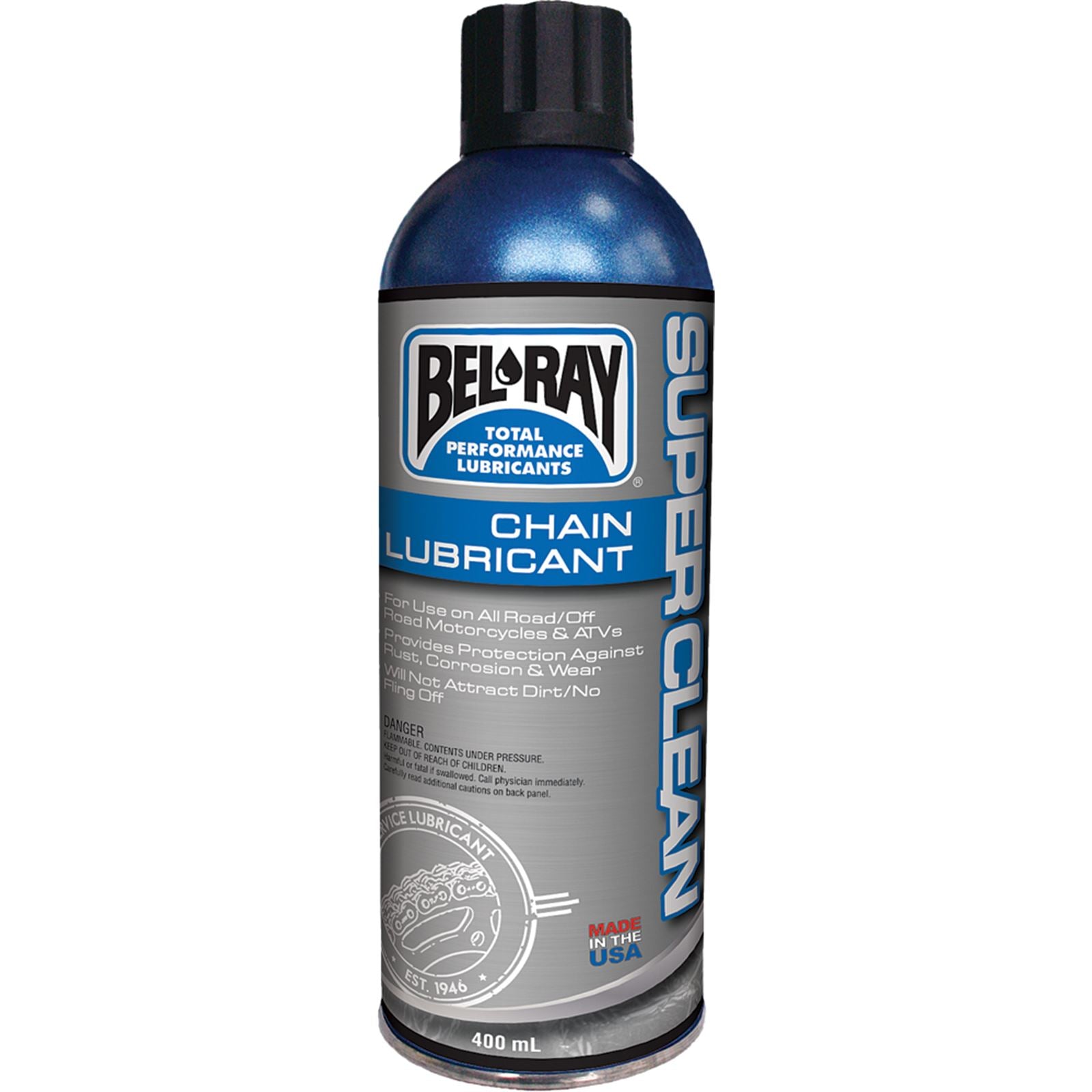 Bel-Ray Super Clean Chain Lube 400ml [MPN: 99470-A400W]_962