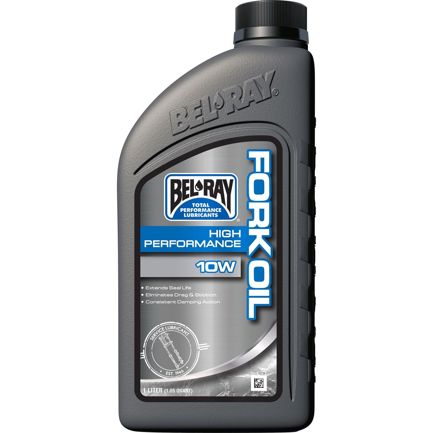 Bel-Ray High Performance Fork Oil 10W - 1/Liter [MPN: 99320-B1LW]_1009275