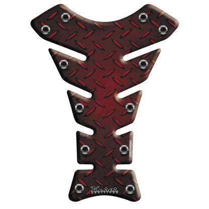 Keiti Tank Pad Diamond Plate Red [MPN: KT8350R]_1039