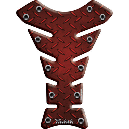Keiti Tank Pad Diamond Plate Red [MPN: KT8350R]_1040