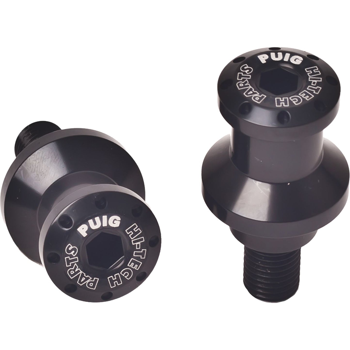 Puig Swingarm Spools Hi-Tech 10mm Black 2 Pack 5924N_1138