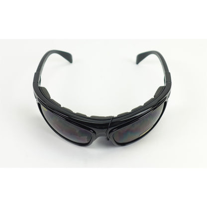 Pacific Coast Sunglasses Airfoil Padded Riding Glasses With Smoke and Clear Lens  91200_1138655