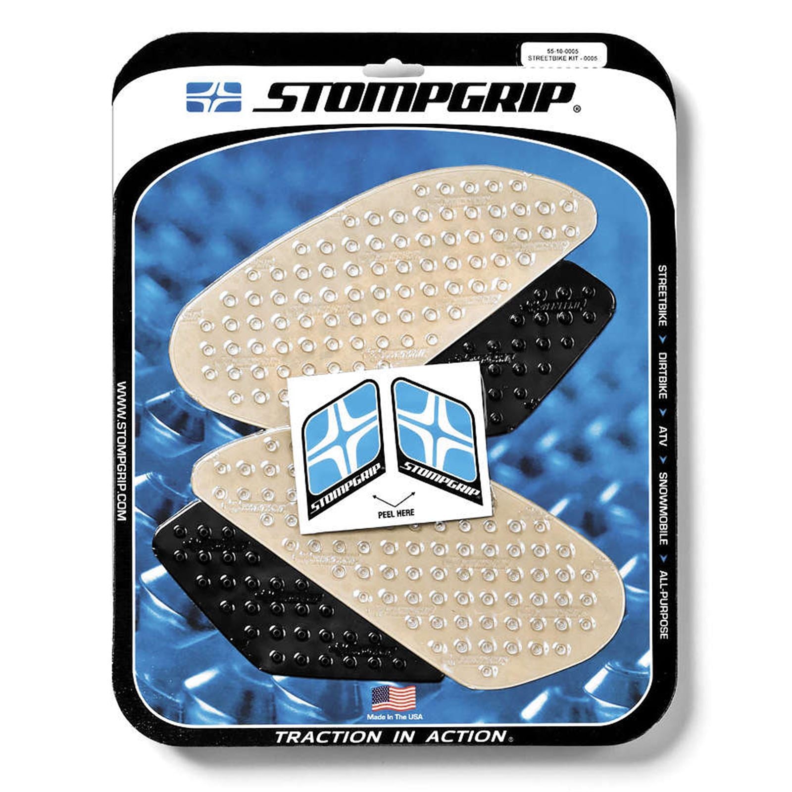 Stompgrip Tank Kit-Clear YZF R6 '06-07 [MPN: 55-10-0005]_1767