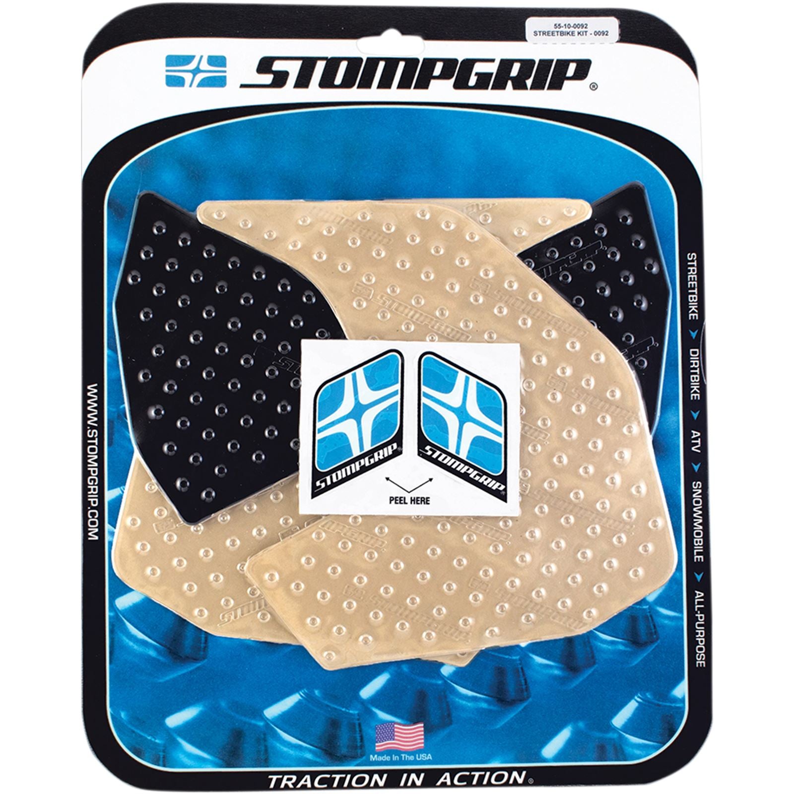 Stompgrip Kit - Volcano - Clear [MPN: 55-10-0092]_476270