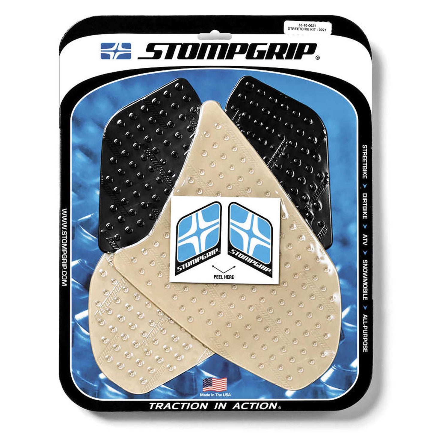 Stompgrip Kit - Volcano - Clear [MPN: 55-10-0021]_1837