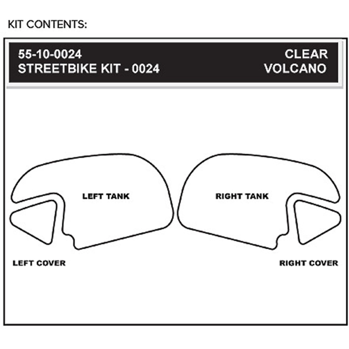 Stompgrip Kit - Volcano - Clear [MPN: 55-10-0024]_476357