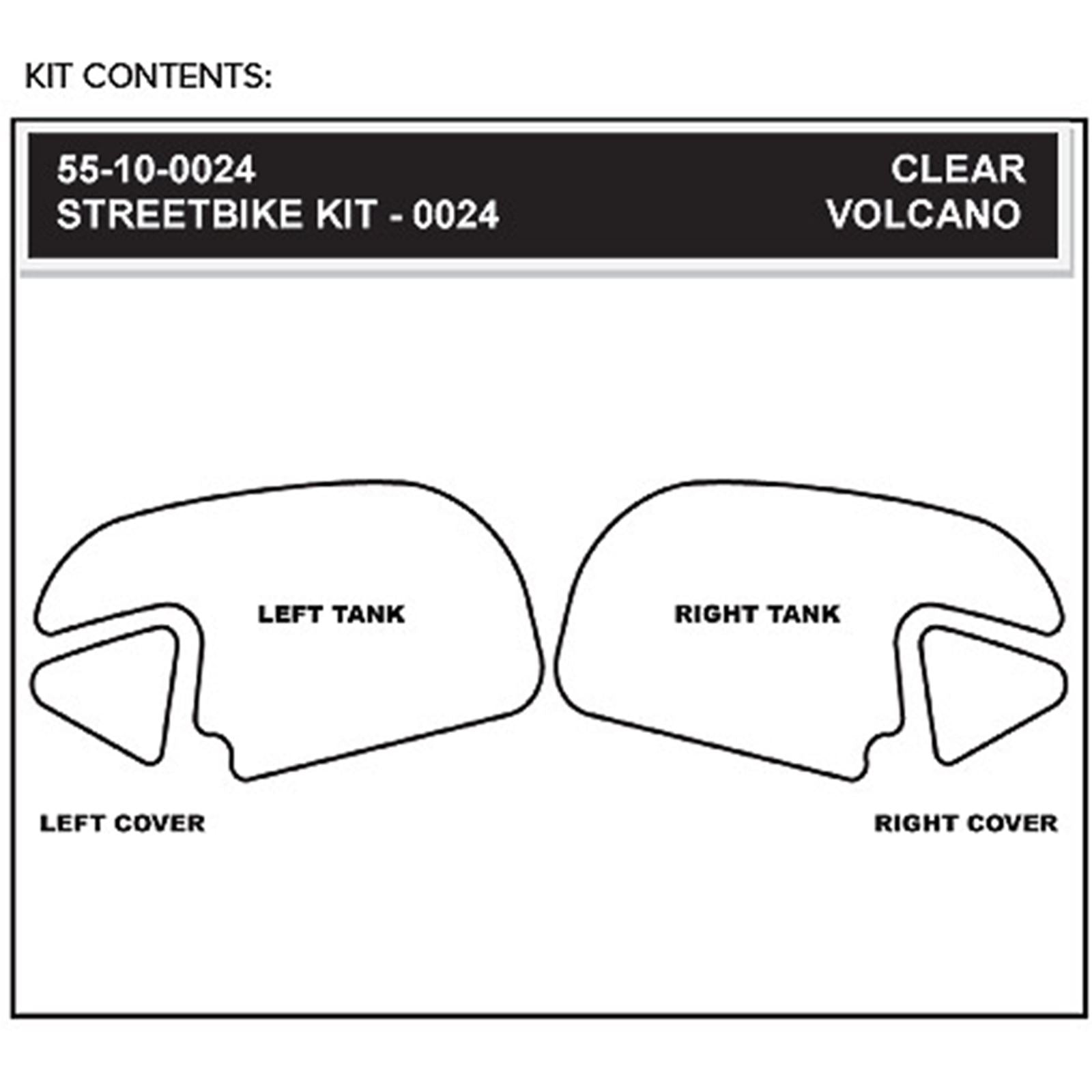 Stompgrip Kit - Volcano - Clear [MPN: 55-10-0024]_476357