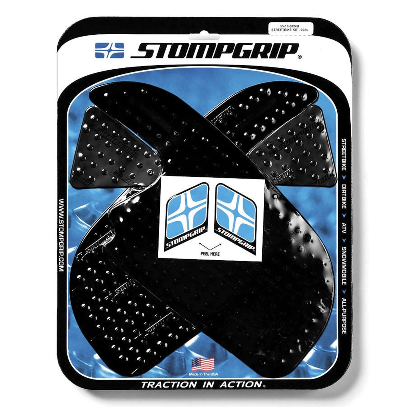 Stompgrip Kit - Volcano - Black [MPN: 55-10-0024B]_1863