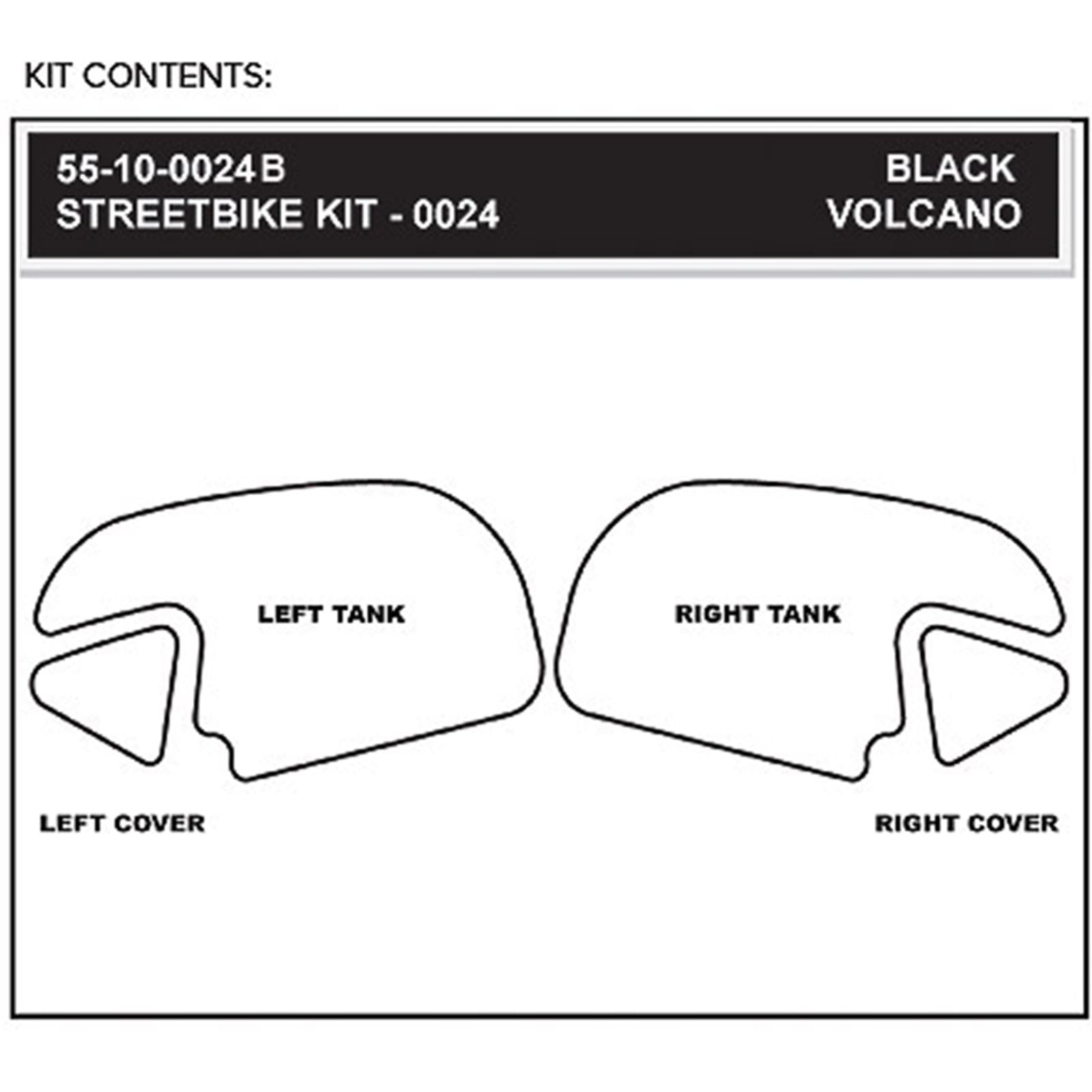 Stompgrip Kit - Volcano - Black [MPN: 55-10-0024B]_476383