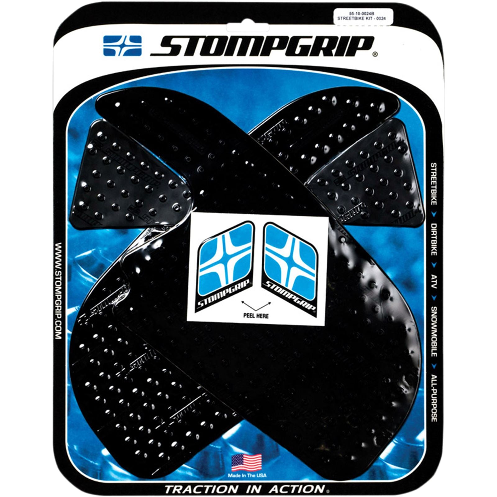Stompgrip Kit - Volcano - Black [MPN: 55-10-0024B]_476384