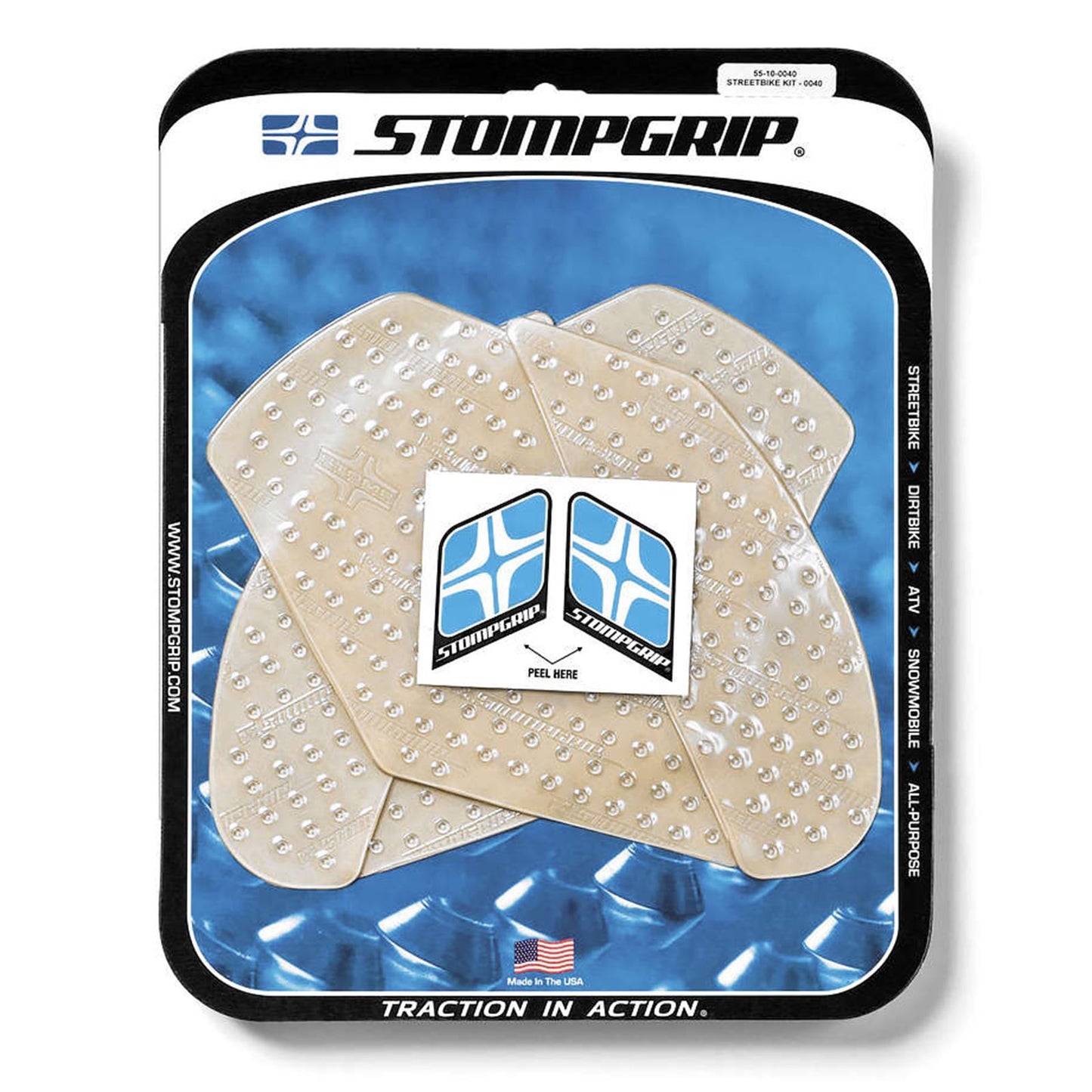 Stompgrip Kit - Volcano - Clear [MPN: 55-10-0040]_1879