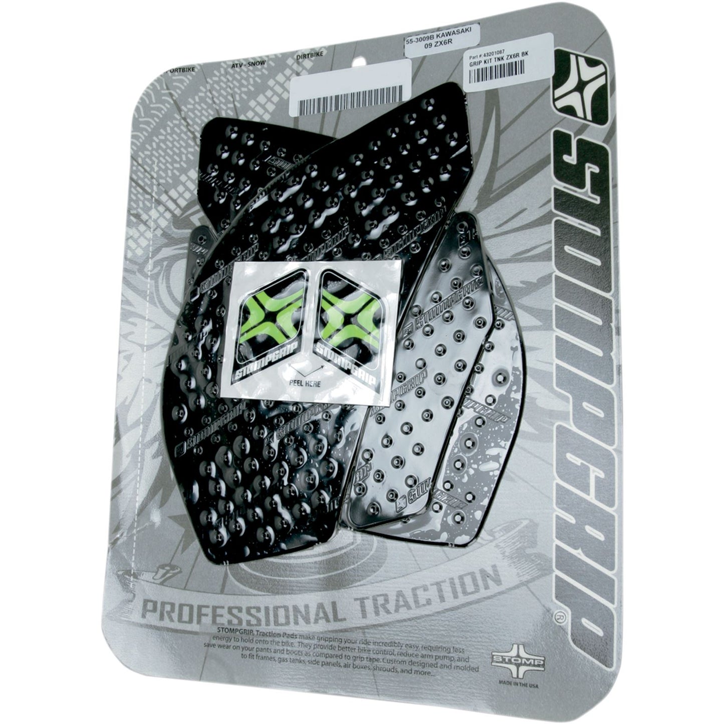 Stompgrip Kit - Volcano - Black [MPN: 55-10-0037B]_476229