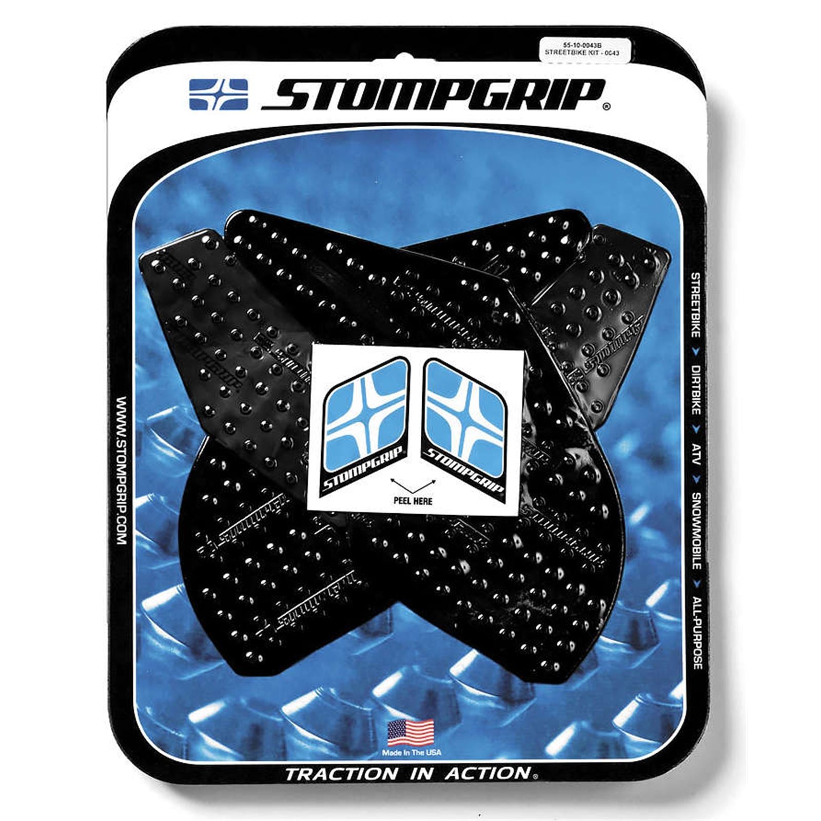 Stompgrip Kit - Volcano - Black [MPN: 55-10-0043B]_1919
