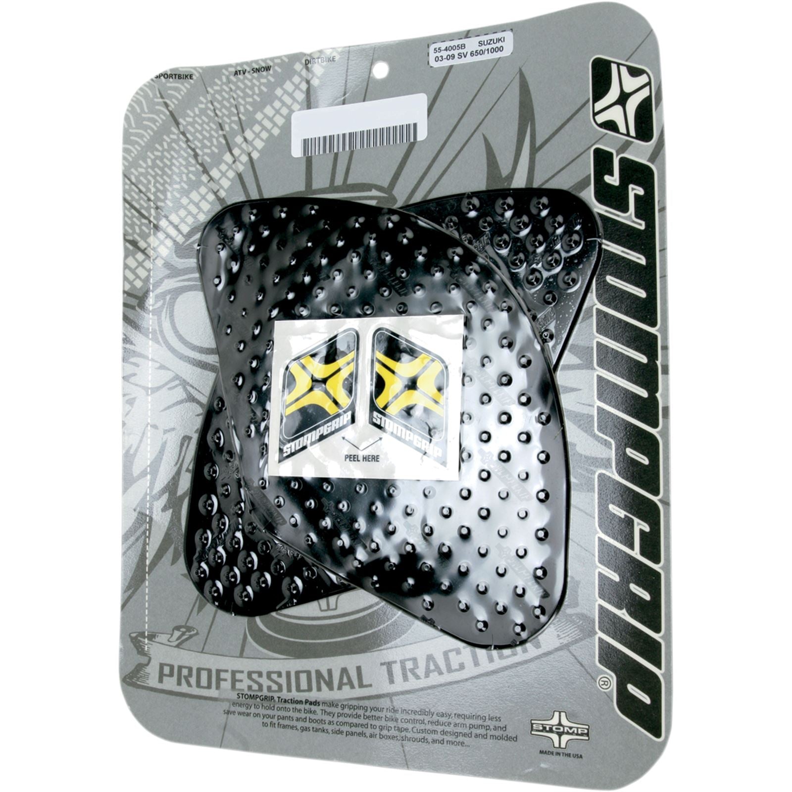 Stompgrip Kit - Volcano - Black [MPN: 55-10-0051B]_476246