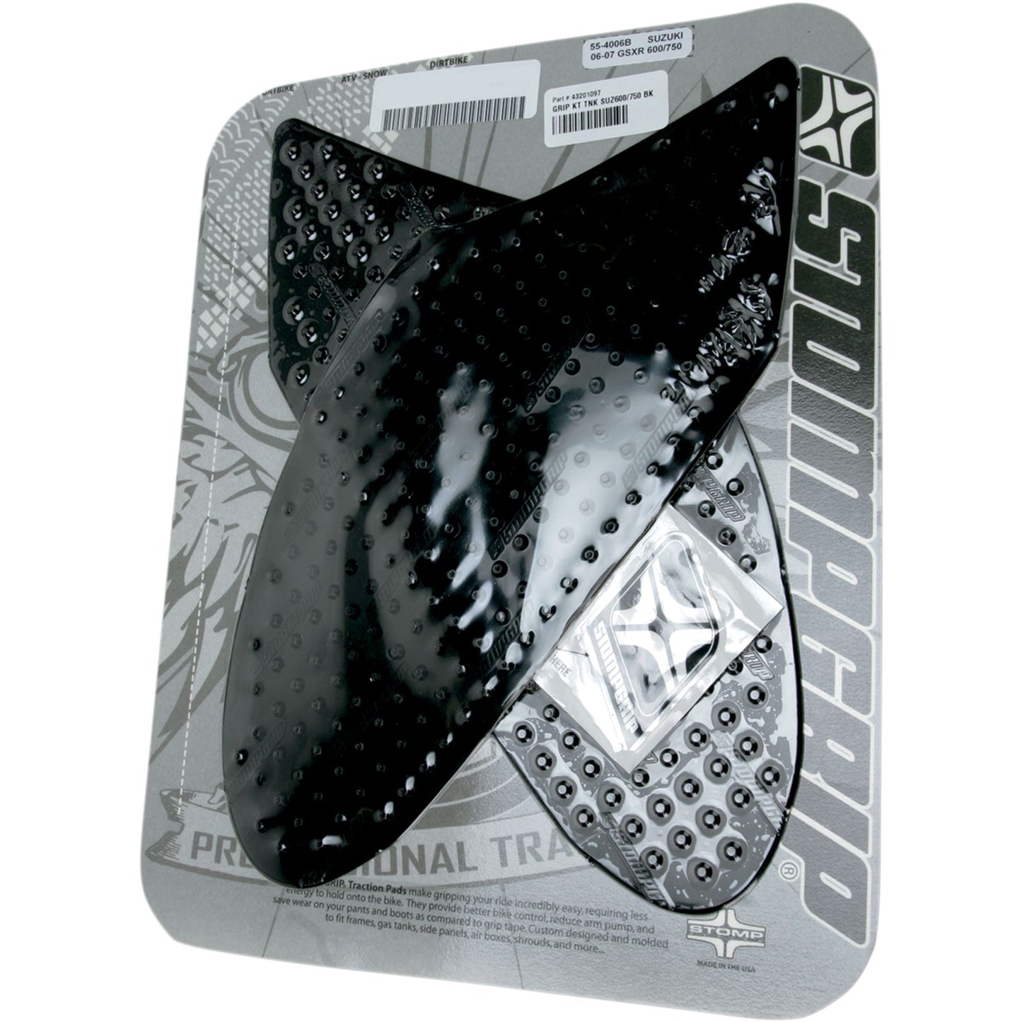 Stompgrip Kit - Volcano - Black [MPN: 55-10-0052B]_476234