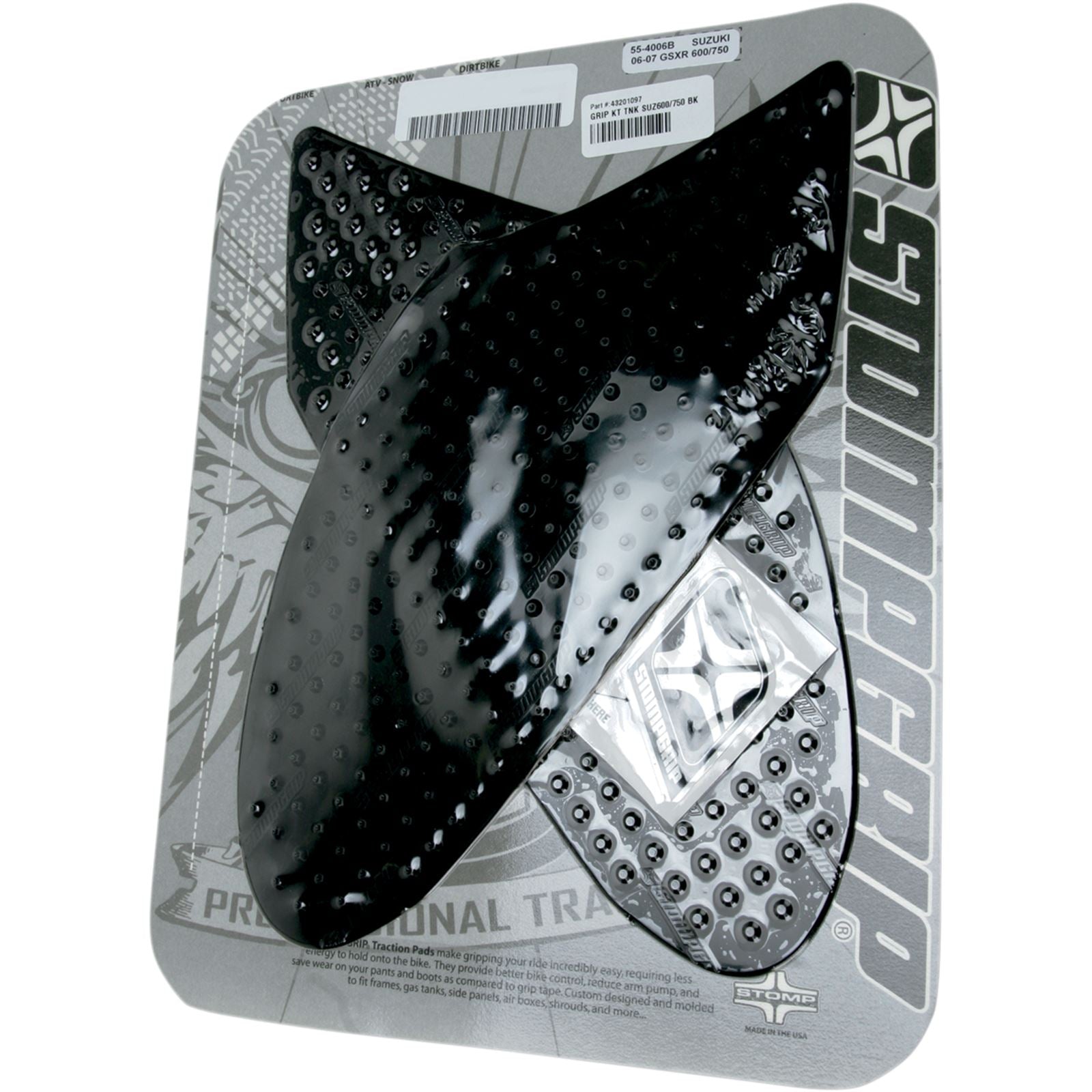 Stompgrip Kit - Volcano - Black [MPN: 55-10-0052B]_476234
