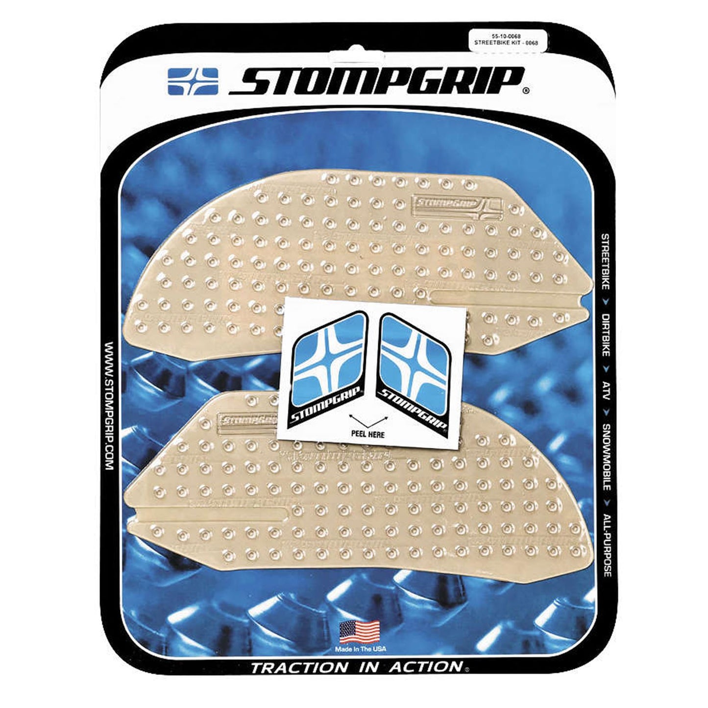 Stompgrip Kit - Volcano - Clear [MPN: 55-10-0068]_2020