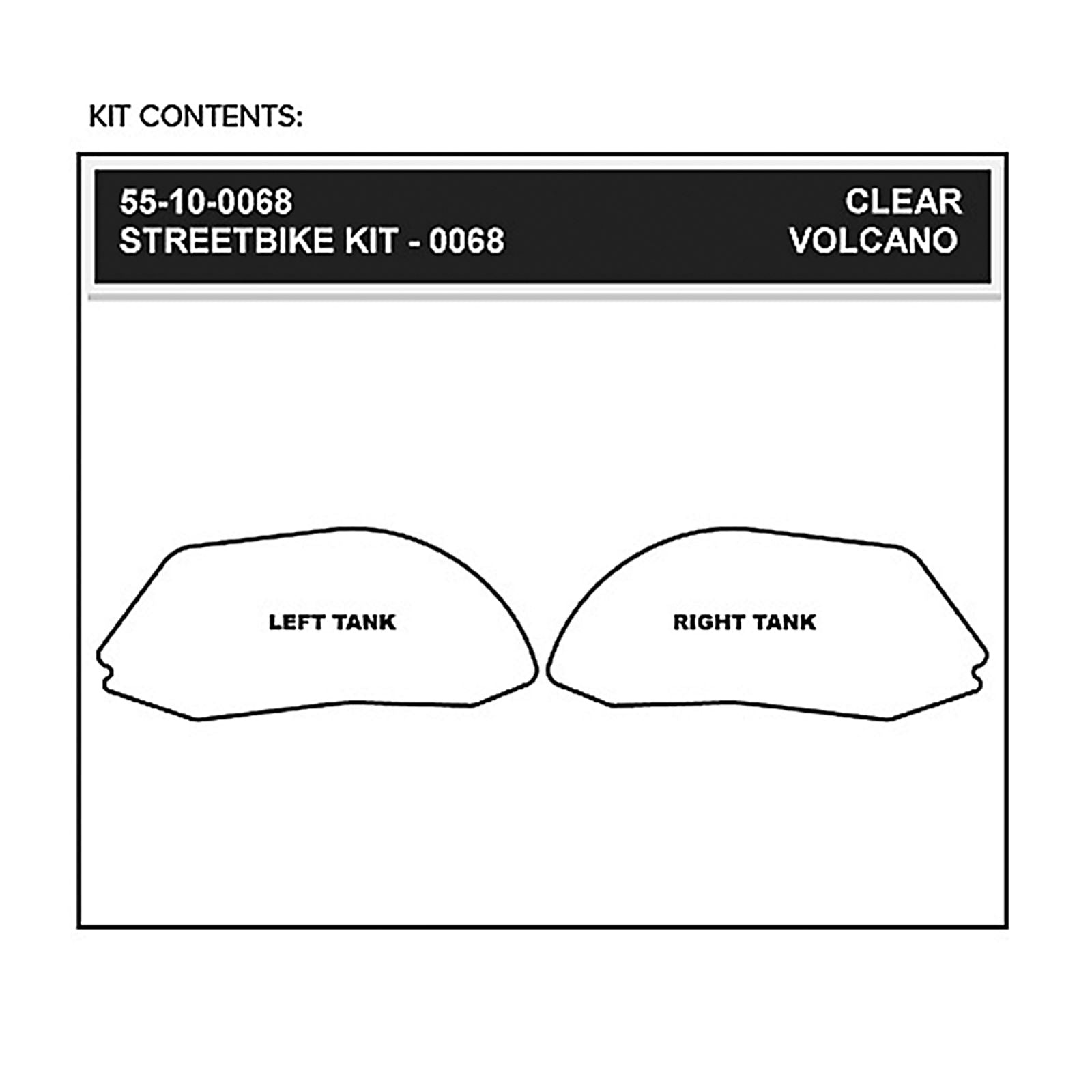 Stompgrip Kit - Volcano - Clear [MPN: 55-10-0068]_476327