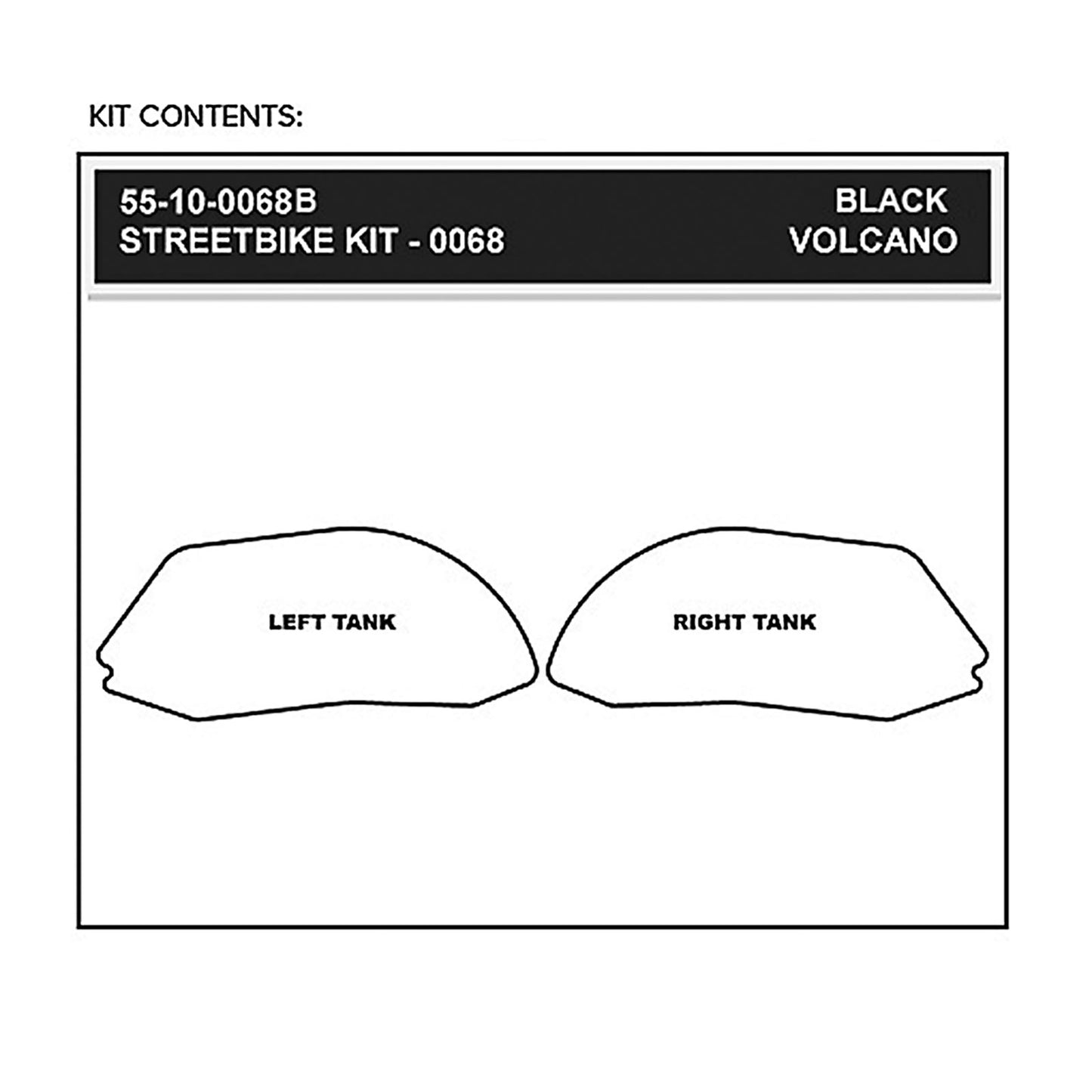 Stompgrip Kit - Volcano - Black [MPN: 55-10-0068B]_476329