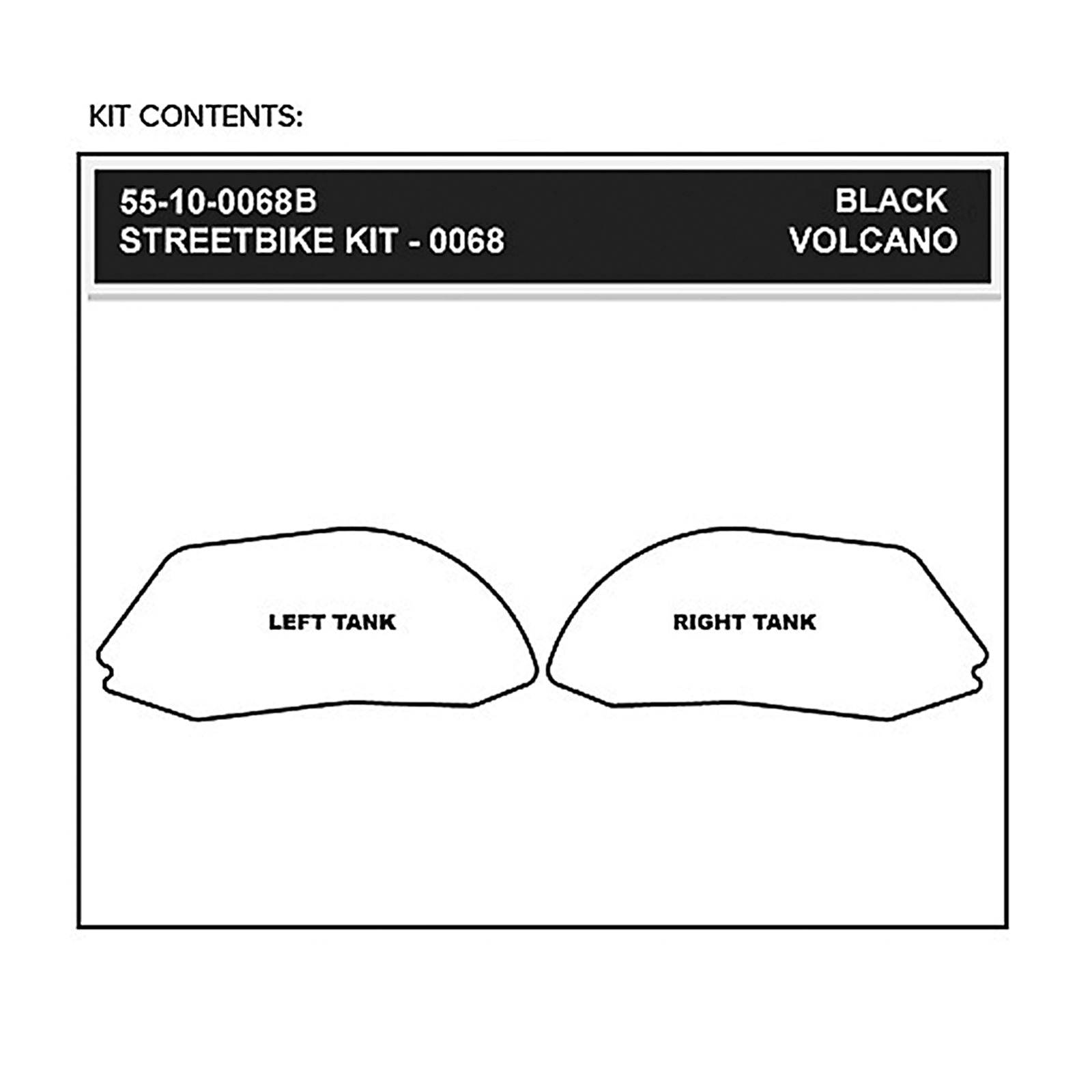Stompgrip Kit - Volcano - Black [MPN: 55-10-0068B]_476329