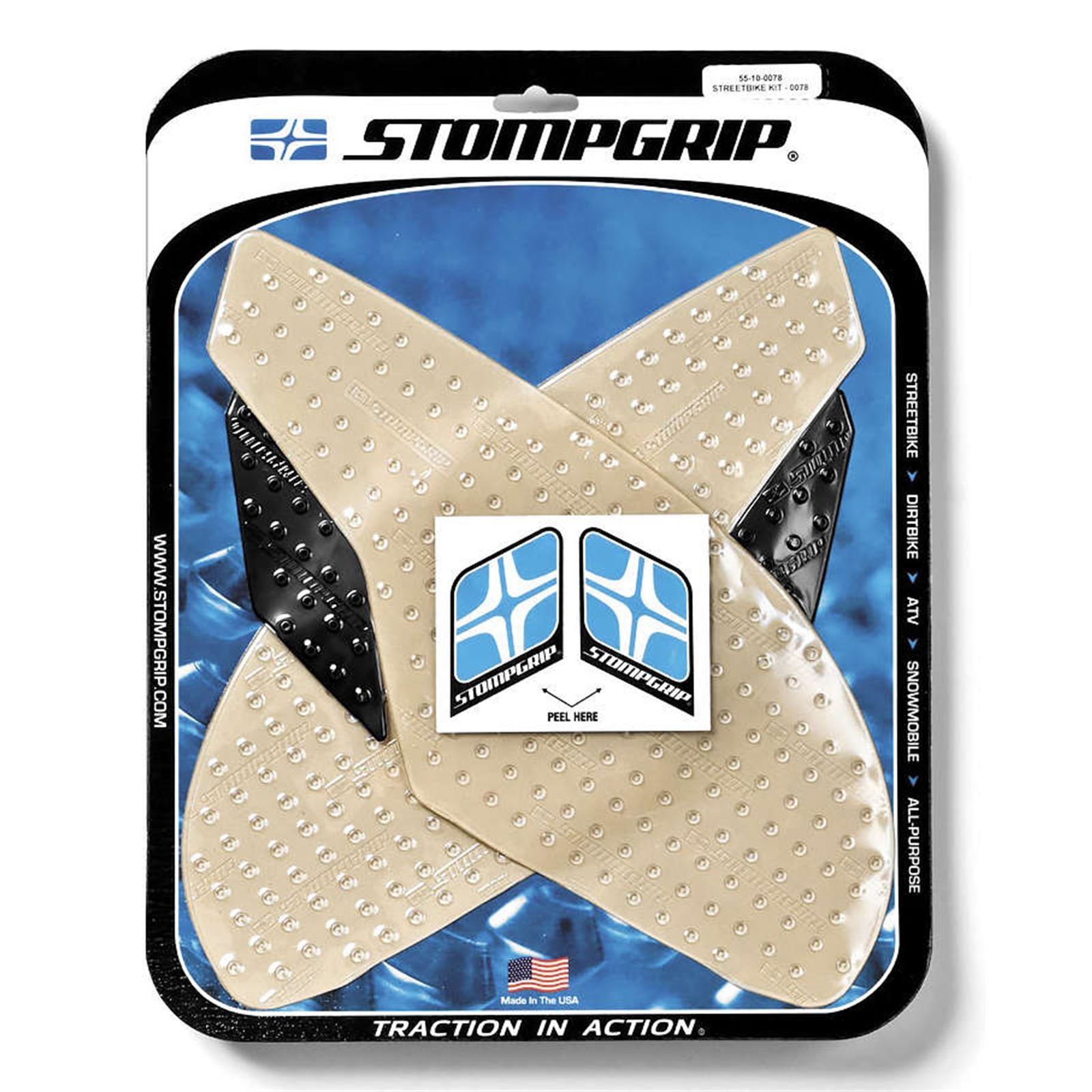 Stompgrip Kit - Volcano - Clear [MPN: 55-10-0078]_2058