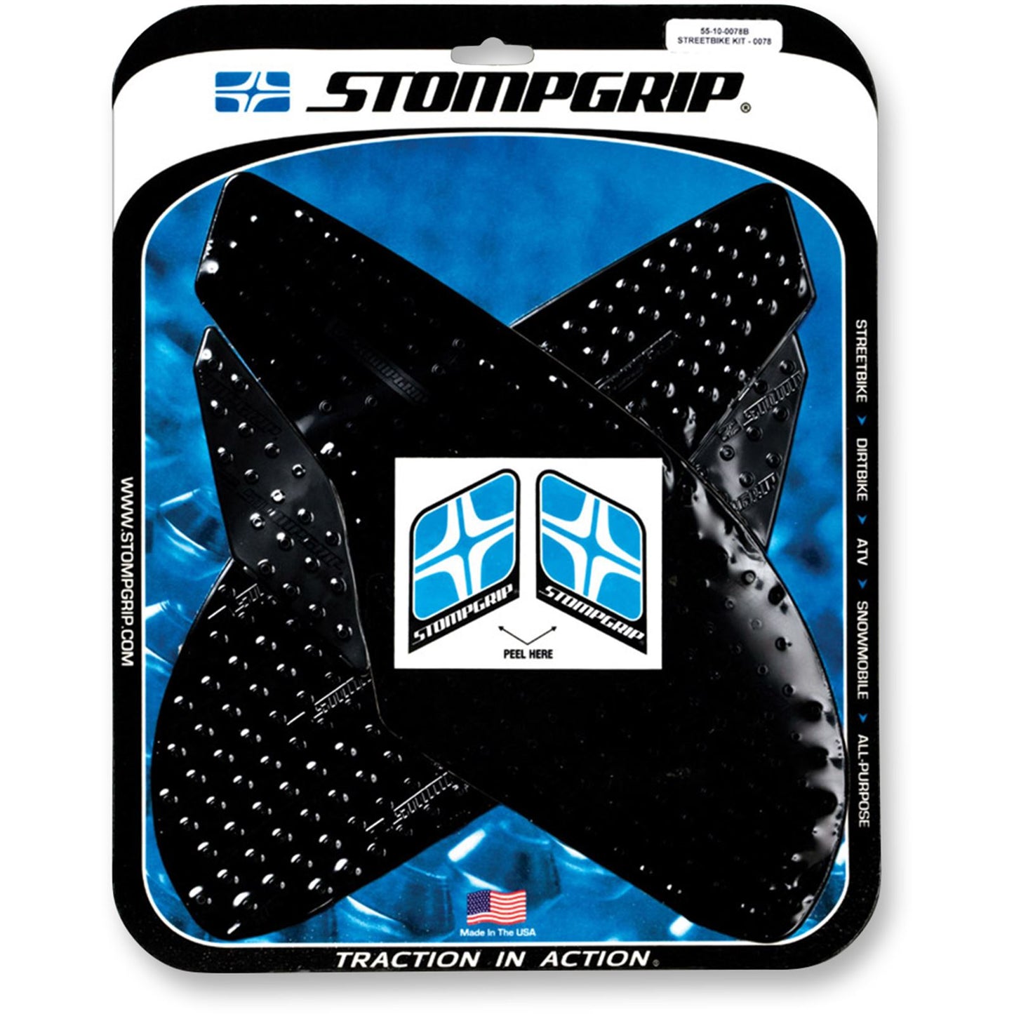 Stompgrip Kit - Volcano - Black [MPN: 55-10-0078B]_476338