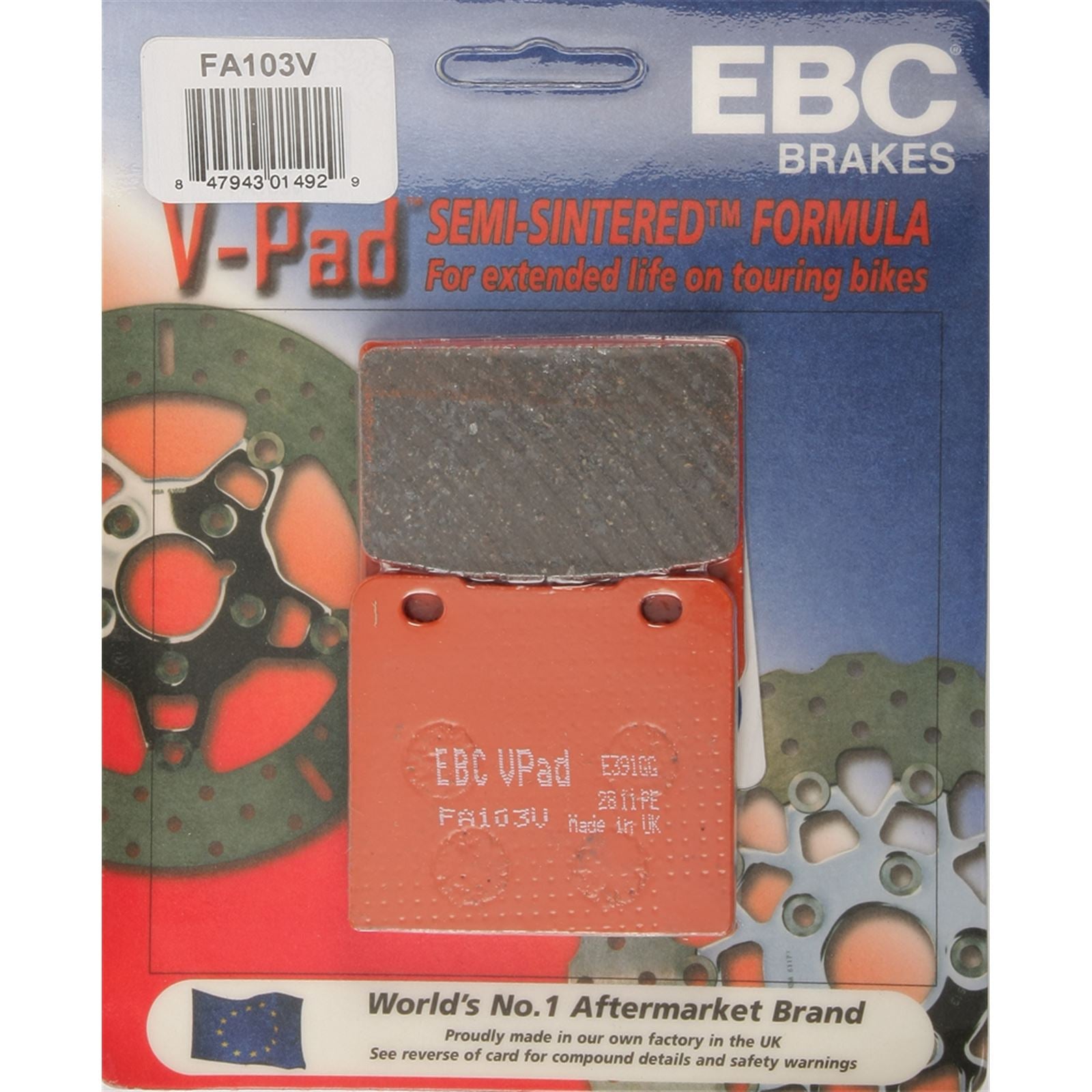 EBC Brakes Brake Pads V-Series FA103V_2118