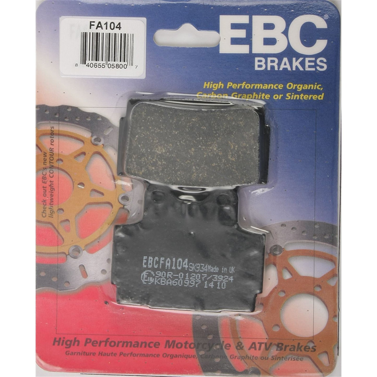 EBC Brakes Brake Pads FA104_2120