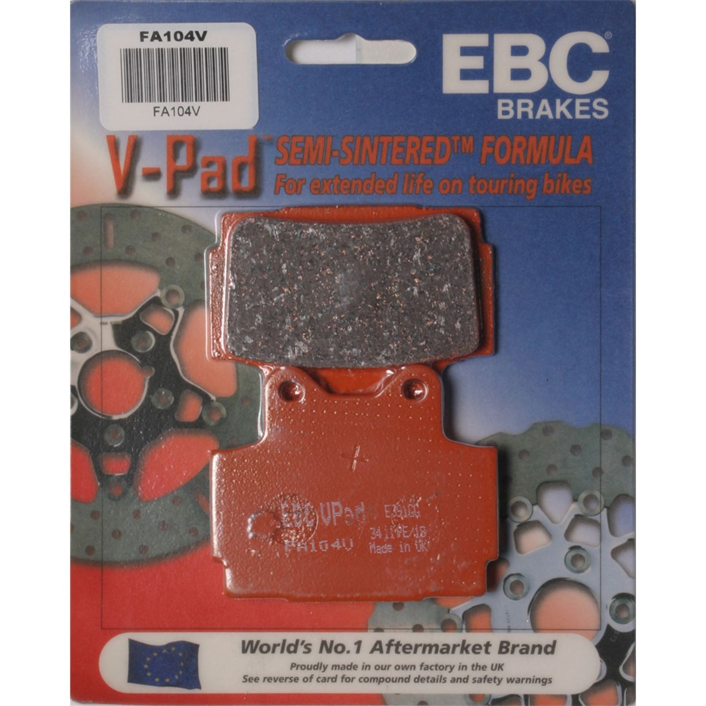 EBC Brakes Brake Pads V-Series FA104V_2122