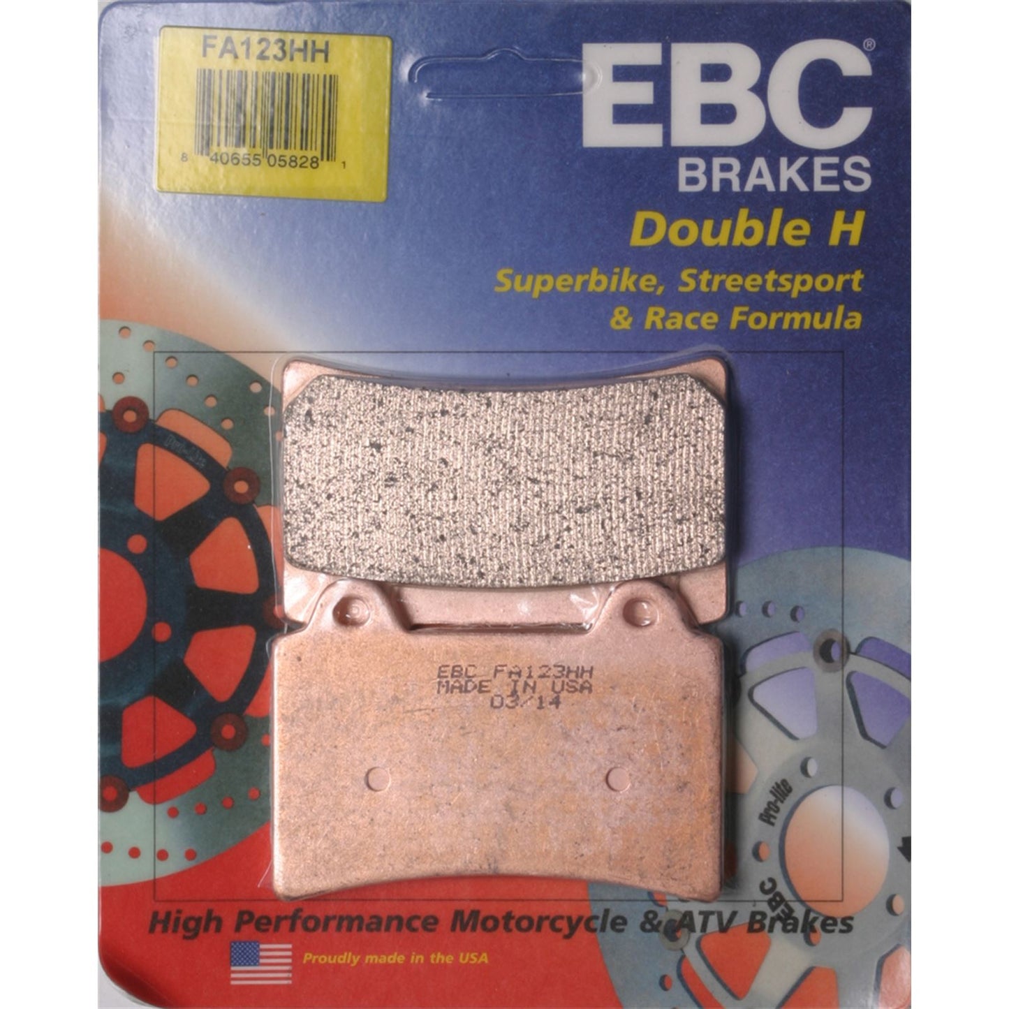 EBC Brakes Brake Pads FA123HH_2128