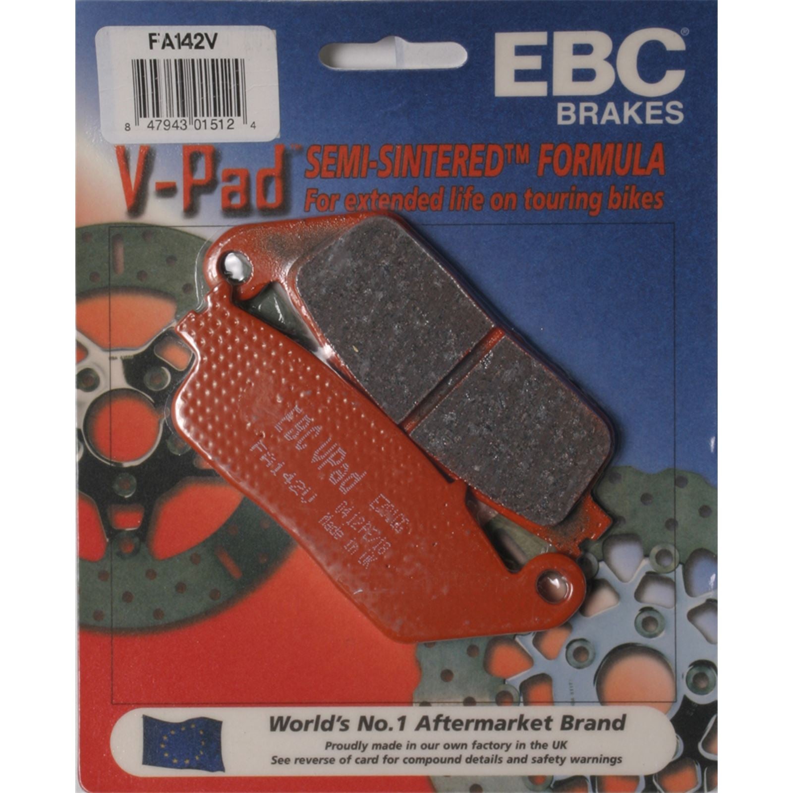 EBC Brakes Brake Pads V-Series FA142V_2142