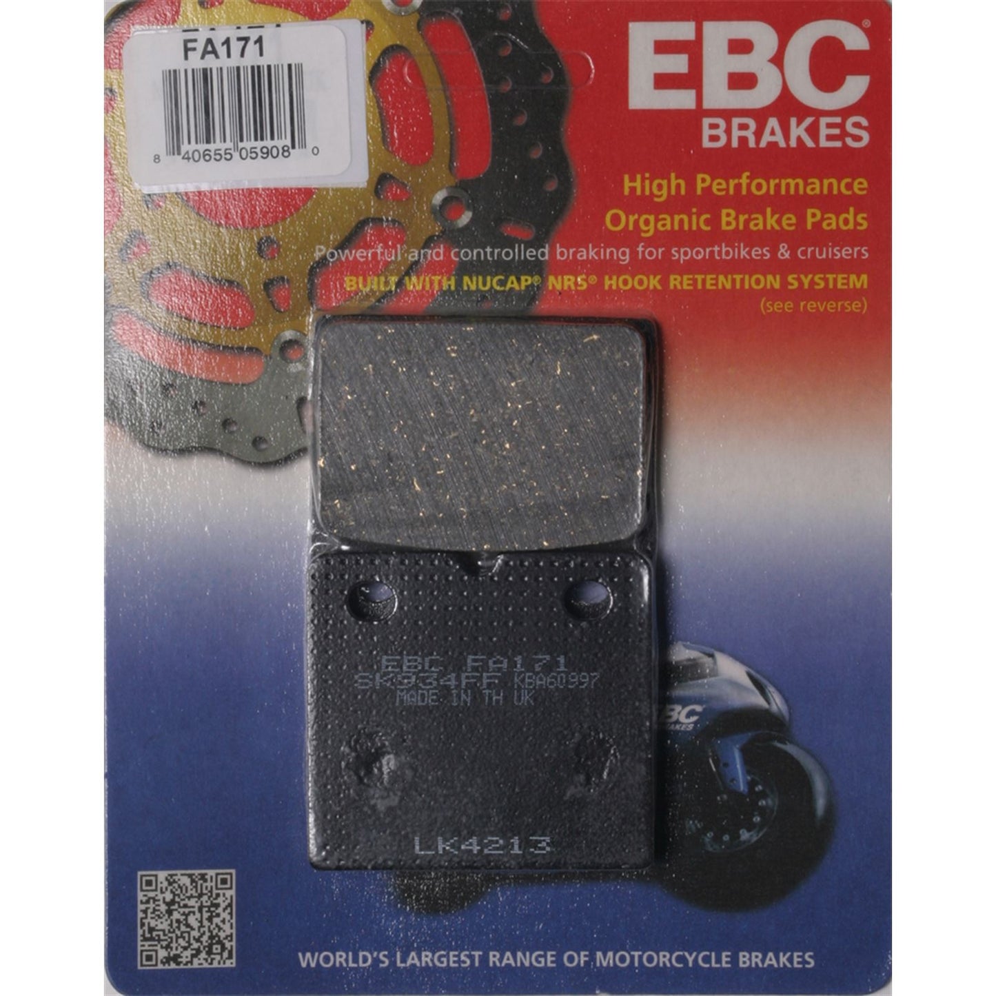 EBC Brakes Brake Pads FA171_2150