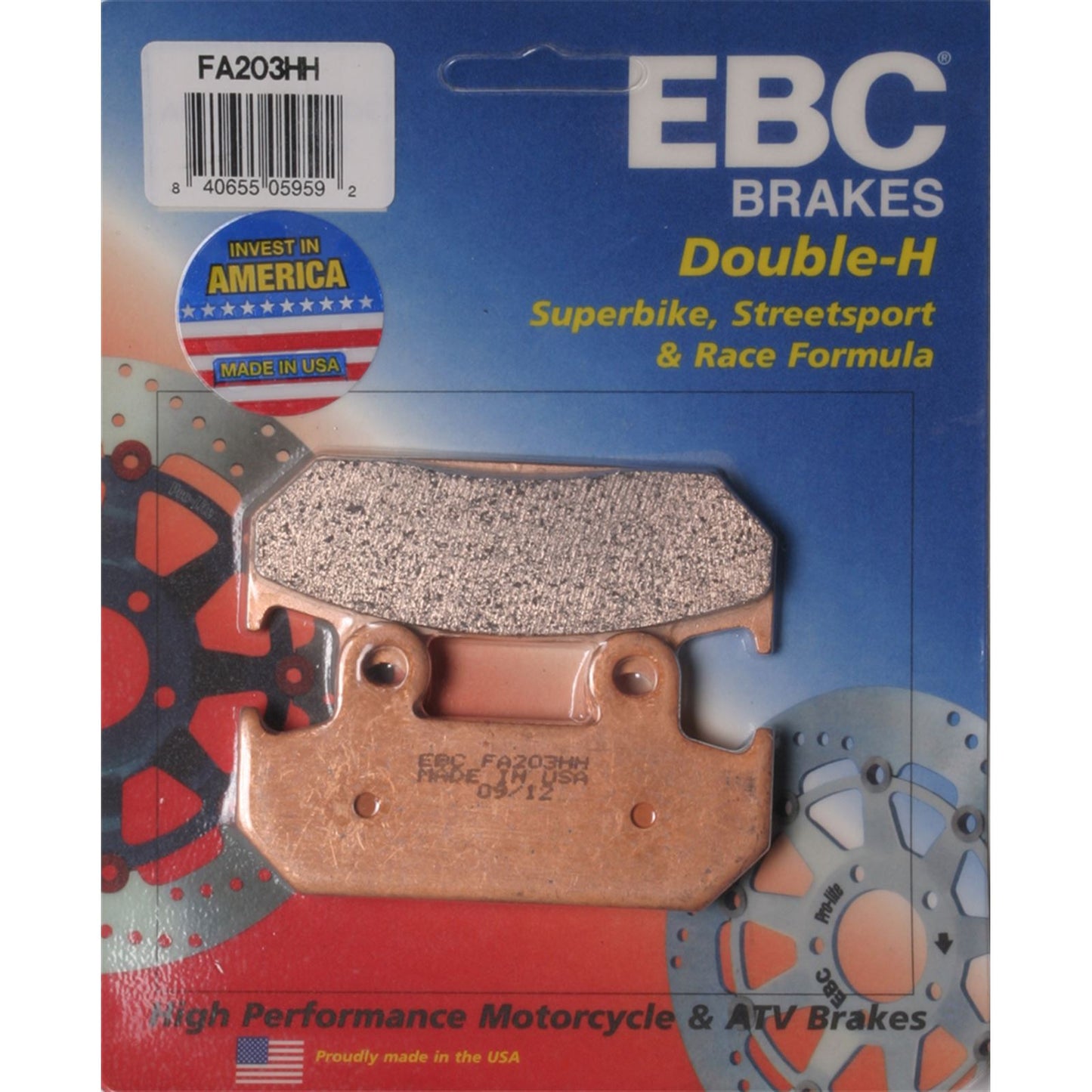 EBC Brakes Brake Pads FA203HH_2164