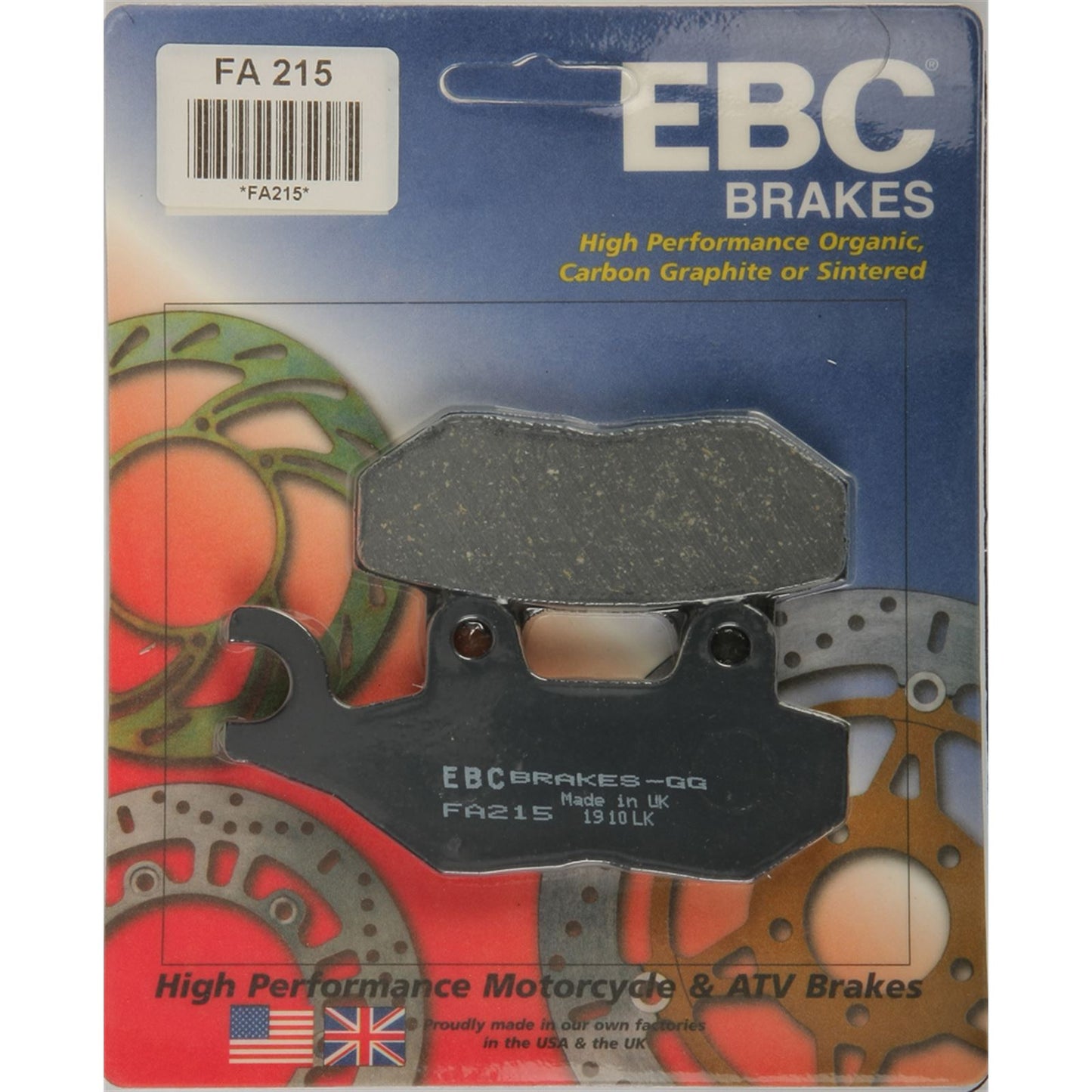 EBC Brakes Brake Pads FA215_2169