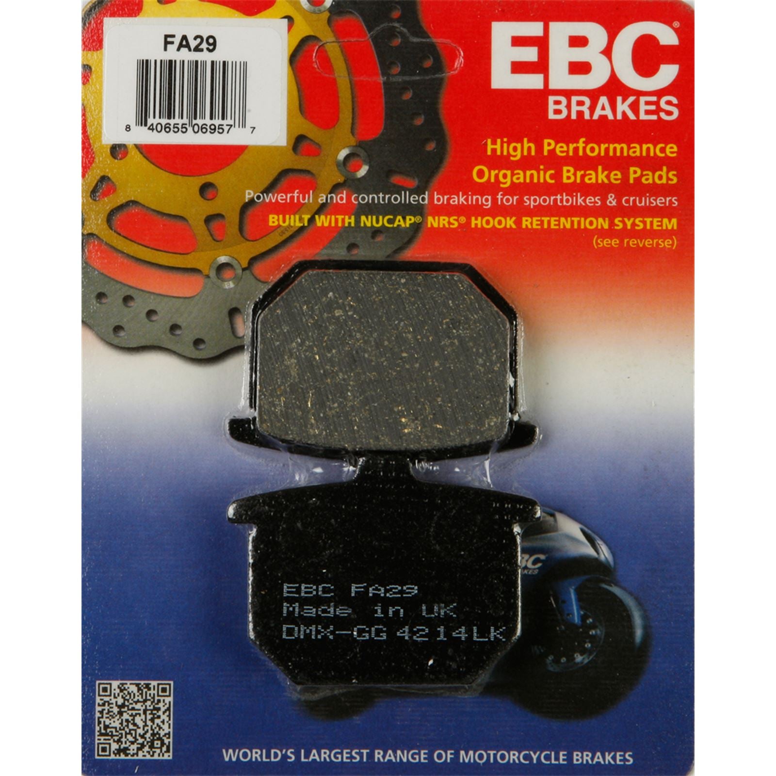 EBC Brakes Brake Pads FA29_2197
