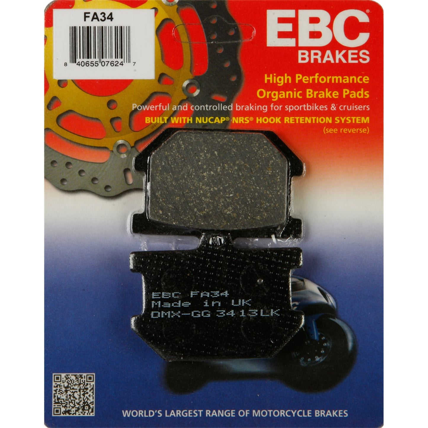EBC Brakes Brake Pads FA34_2207