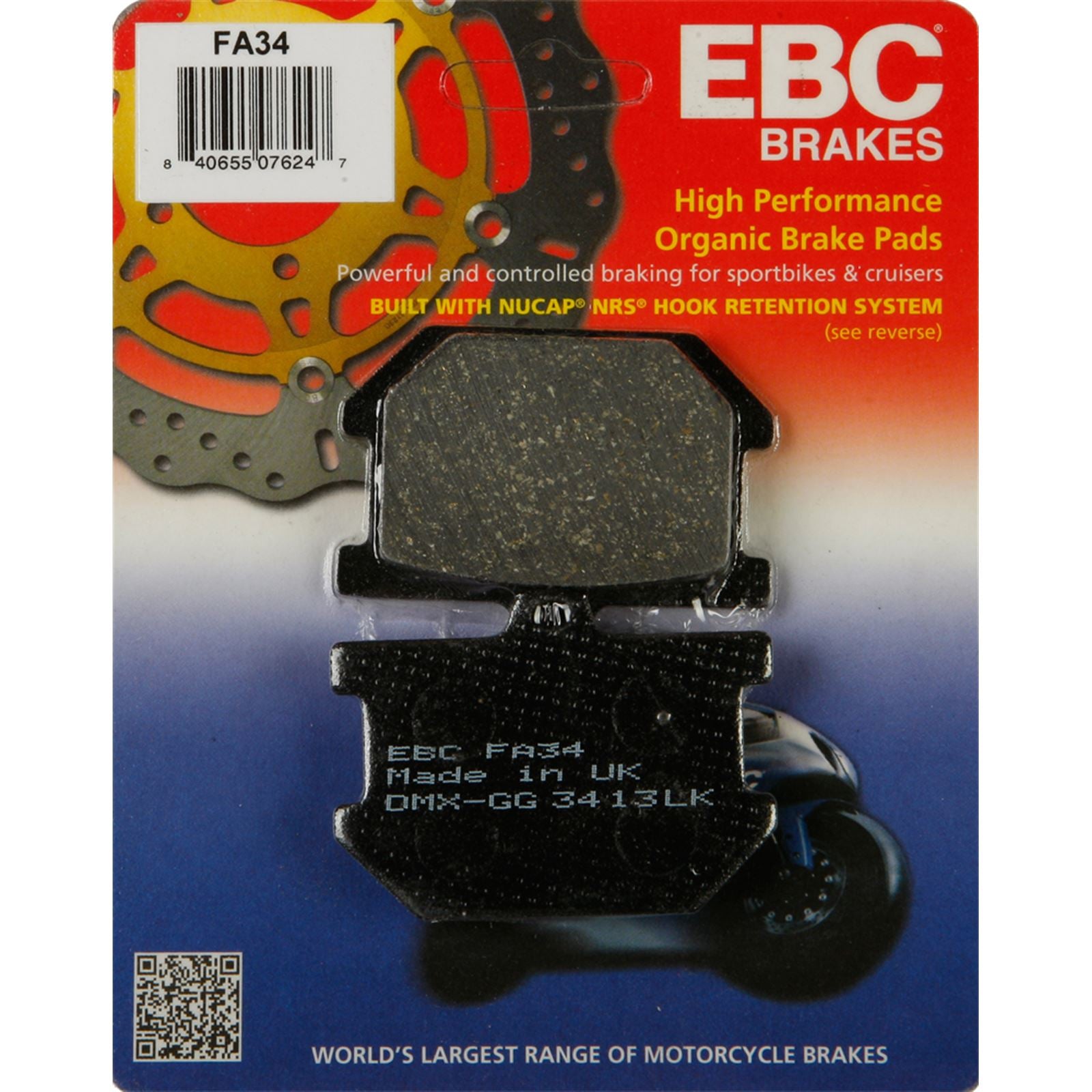 EBC Brakes Brake Pads FA34_2207