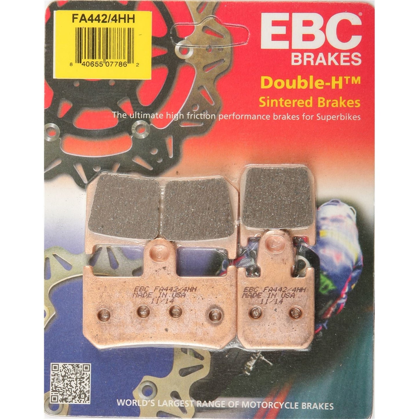 EBC Brakes Brake Pads FA442/4HH_2244