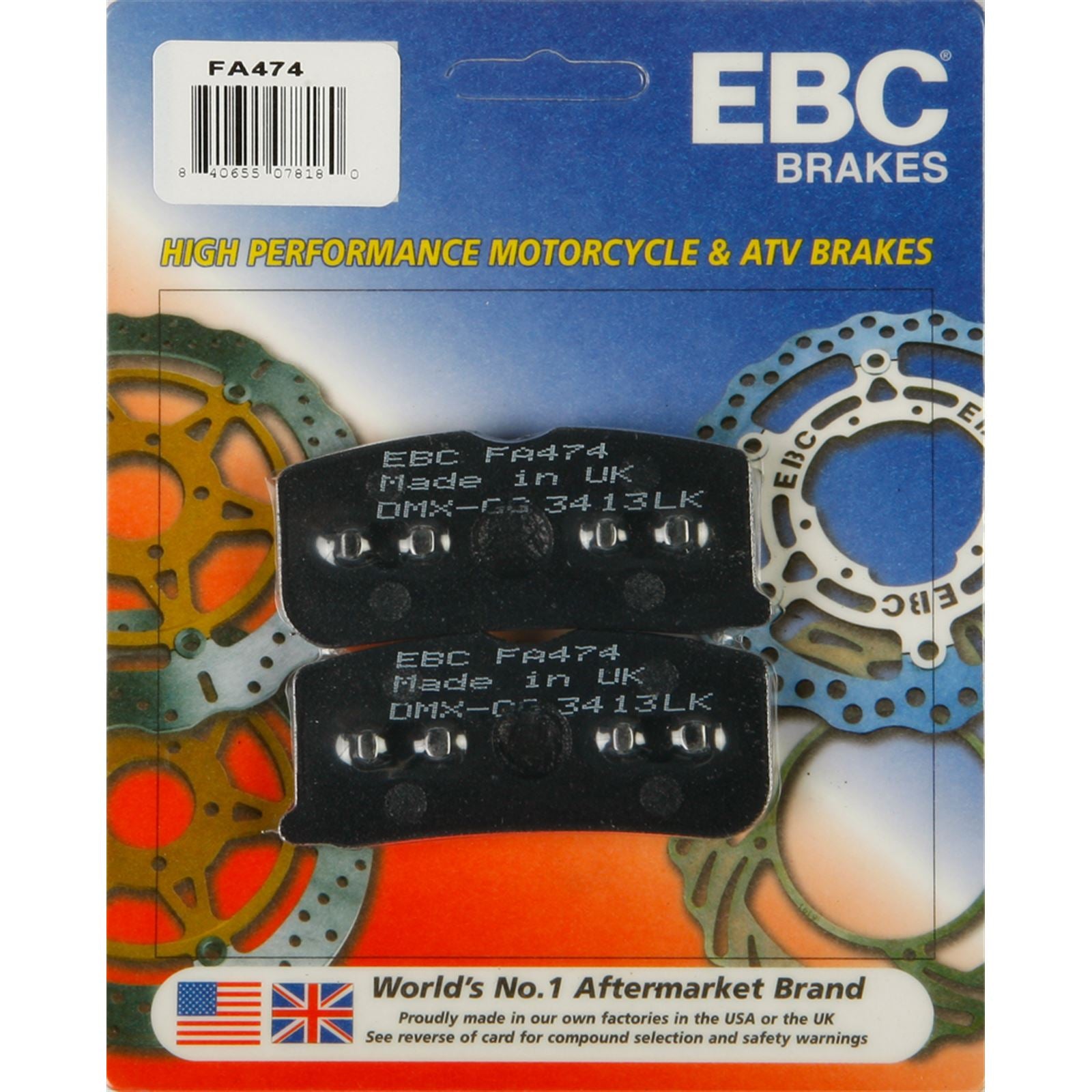EBC Brakes Brake Pads FA474_2252